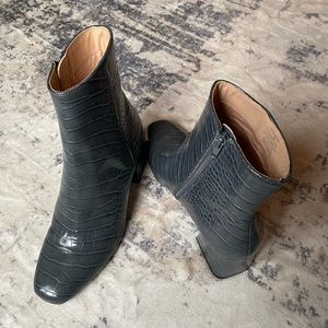 Faux Snake Skin boots